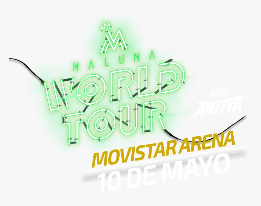 Maluma - F - A - M - E - World Tour 2019 - Movistar - Maluma World Tour Logo 2019, HD Png Download