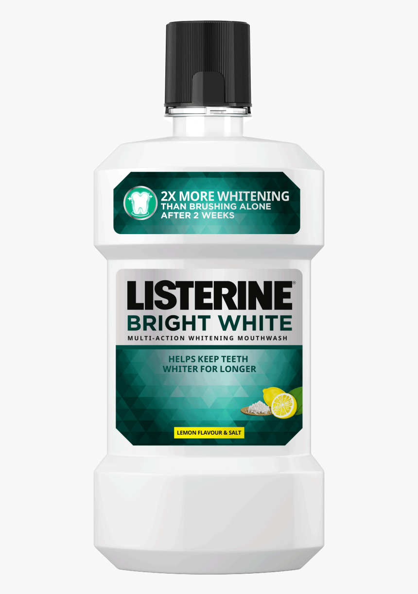 New Listerine Brightwhite Clean - Listerine Mouthwash, HD Png Download