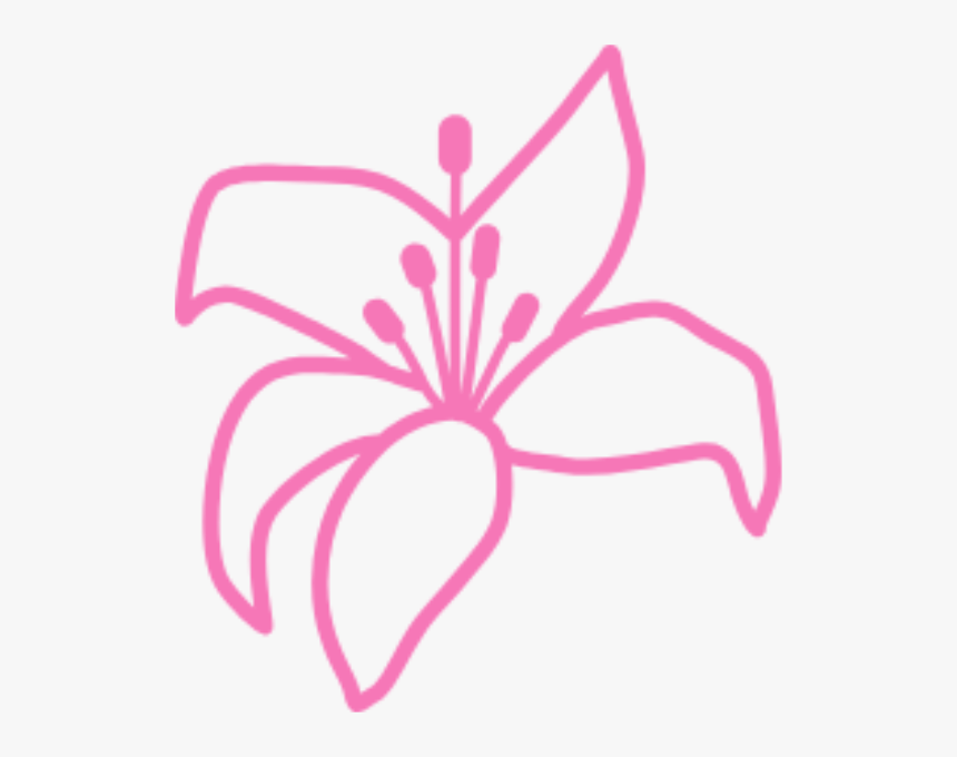 Transparent Elmer S Glue Clipart - Black And White Lily Png, Png Download