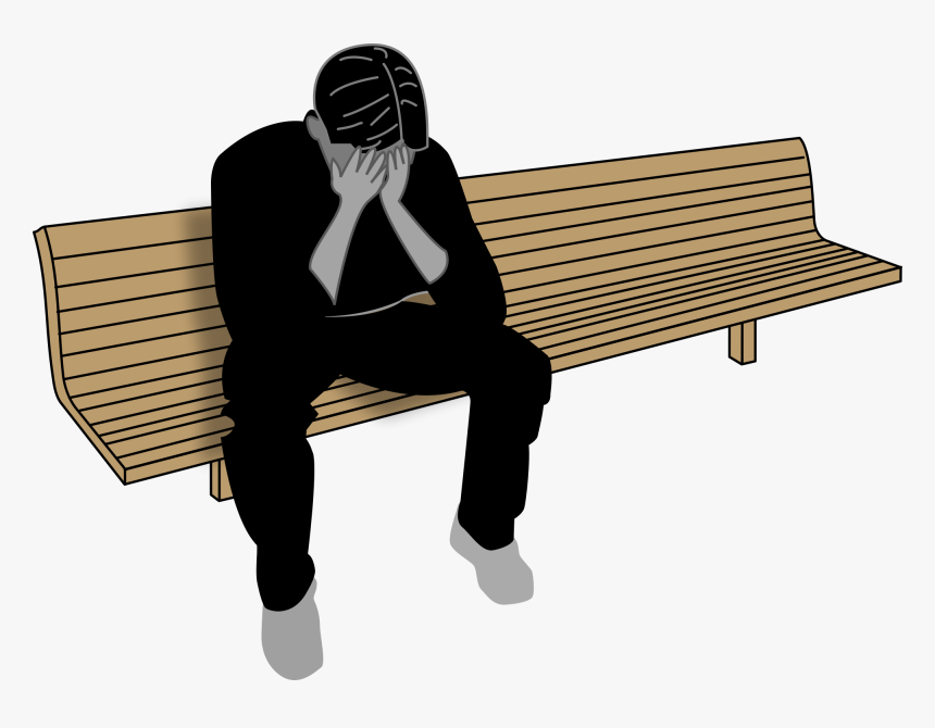 Depressed Man Png, Transparent Png