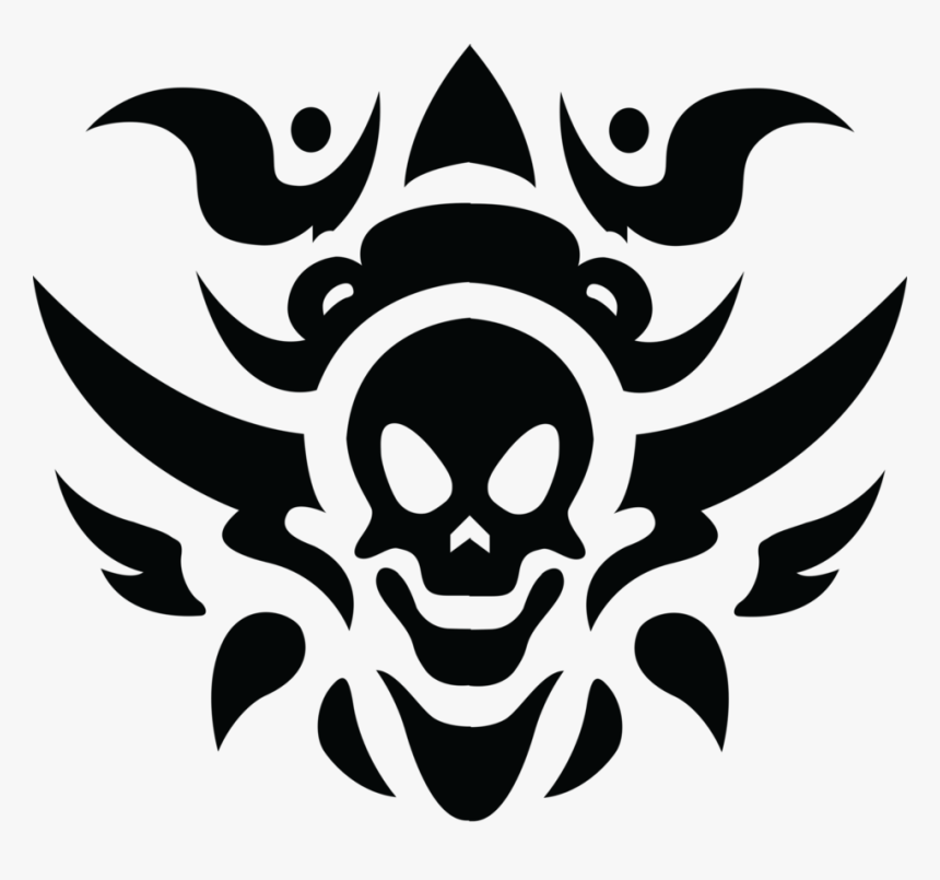 Tribal Skull Tattoo Clip Arts - Png Tattoo, Transparent Png