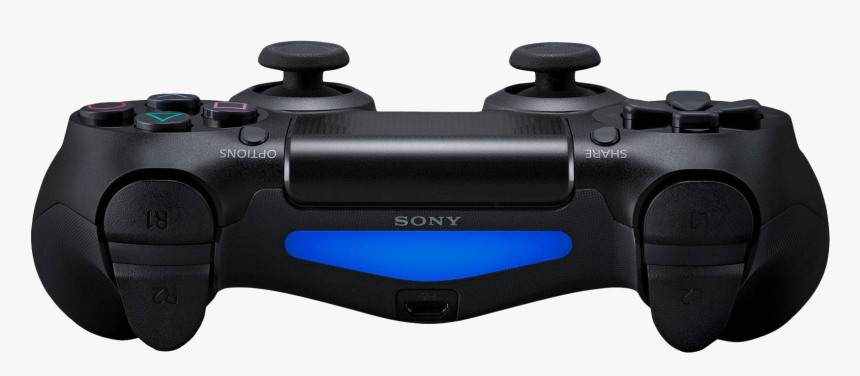 Playstation Joystick Side View - Playstation Controller Side View, HD Png Download