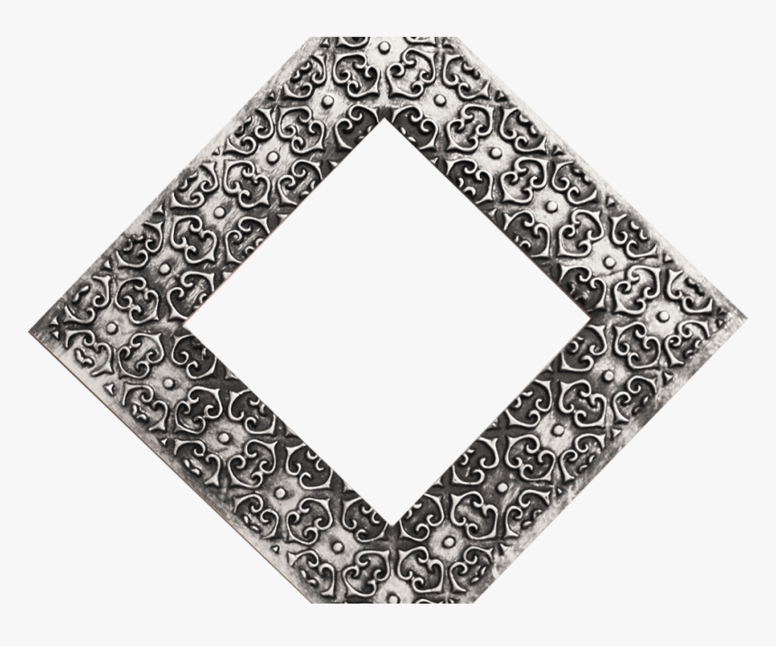 Ornate Silver Frame Png Image - Portable Network Graphics, Transparent Png
