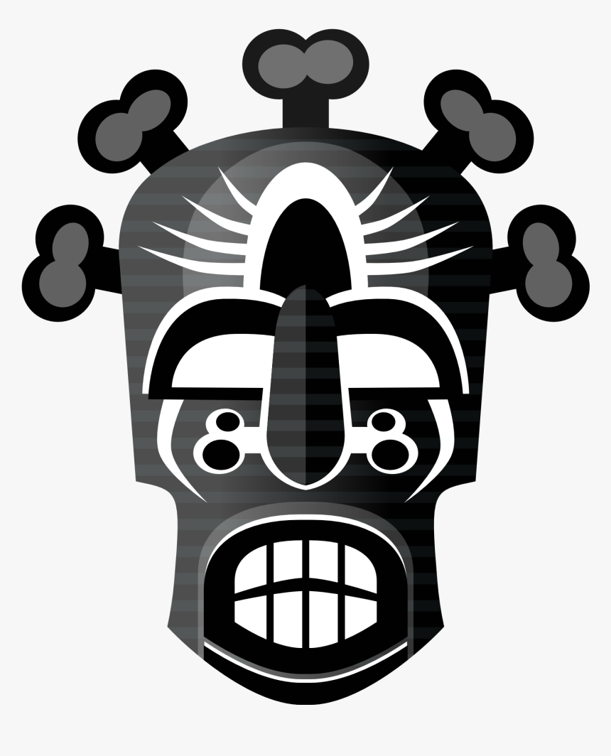 African Mask On Paper, HD Png Download