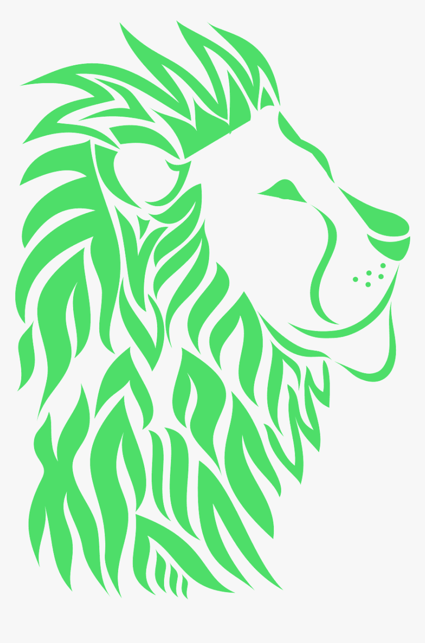 Scroll Saw Lion Pattern, HD Png Download
