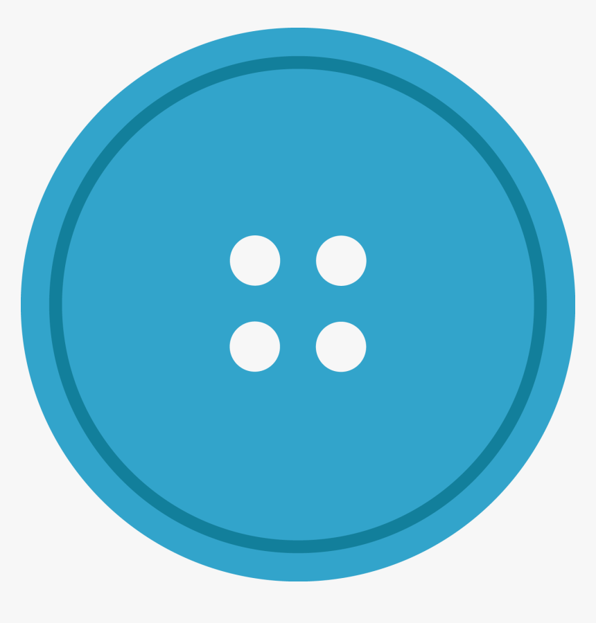 Clothes Button Png - Circle, Transparent Png