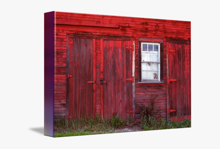 Clip Art Red Barn Door Images - Plank, HD Png Download