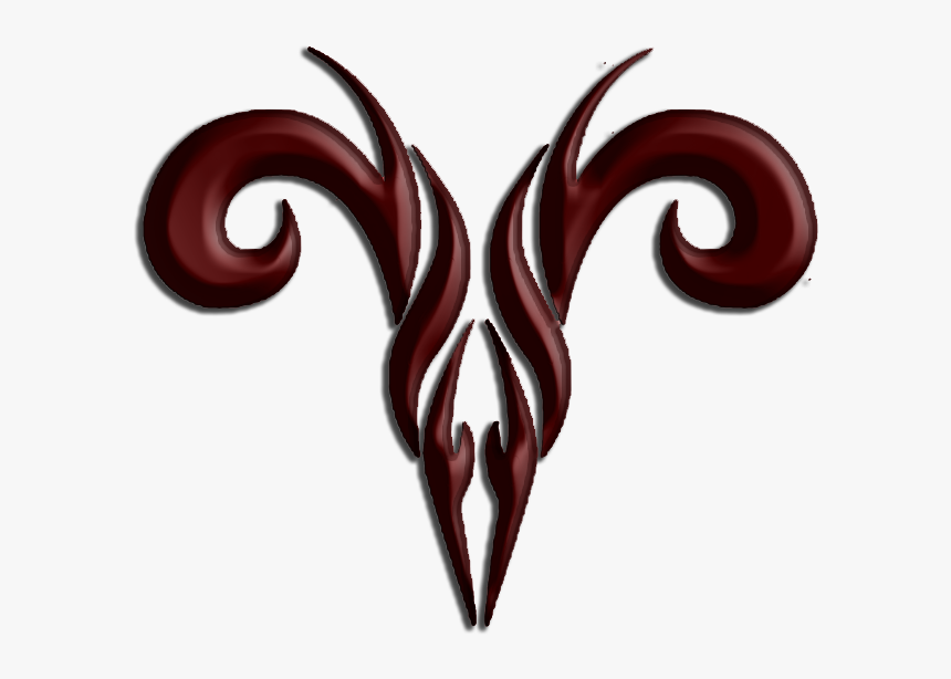 Aries Vector Tribal Png Freeuse Stock - Aries Symbol Png Tattoo, Transparent Png