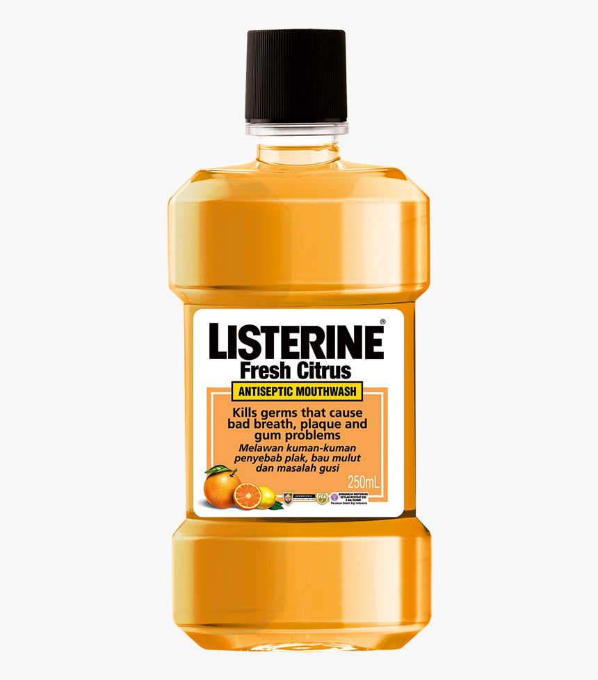 Listerine Fresh Citrus 250ml, HD Png Download