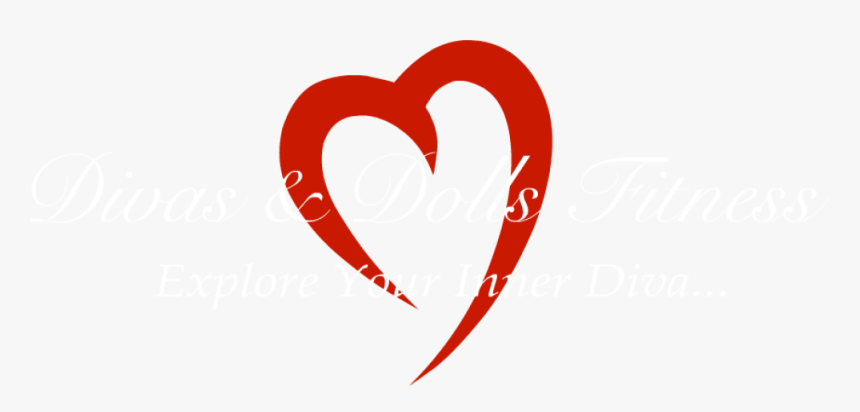 Divalogo-redheart Whiteletters - Heart, HD Png Download