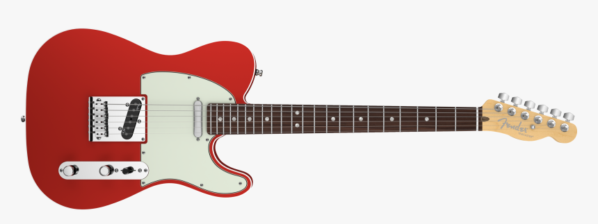 Transparent Violão Png Vector - Fender Deluxe Nashville Telecaster Fiesta Red, Png Download