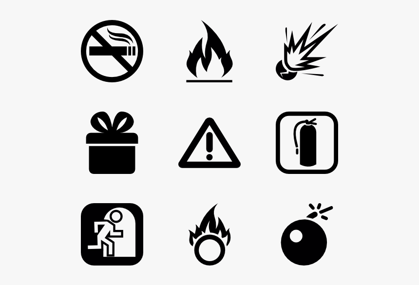 Warning - Video Camera Icon Png, Transparent Png