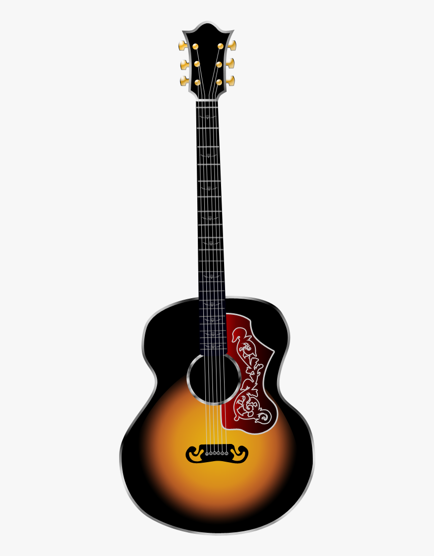 Free Vector Guitar Vector, HD Png Download