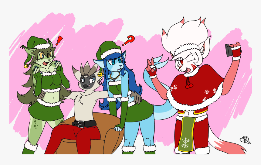 Secret Santa Gift - Cartoon, HD Png Download