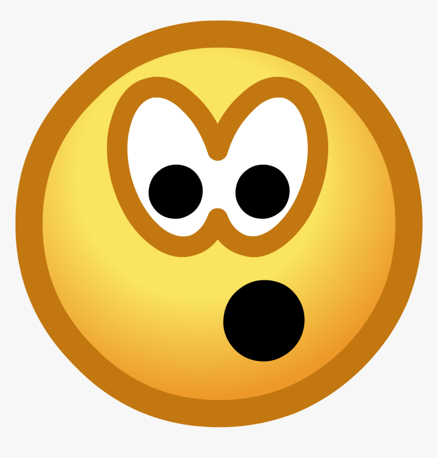 Surprised Emoticon - Club Penguin Emotes Surprise, HD Png Download