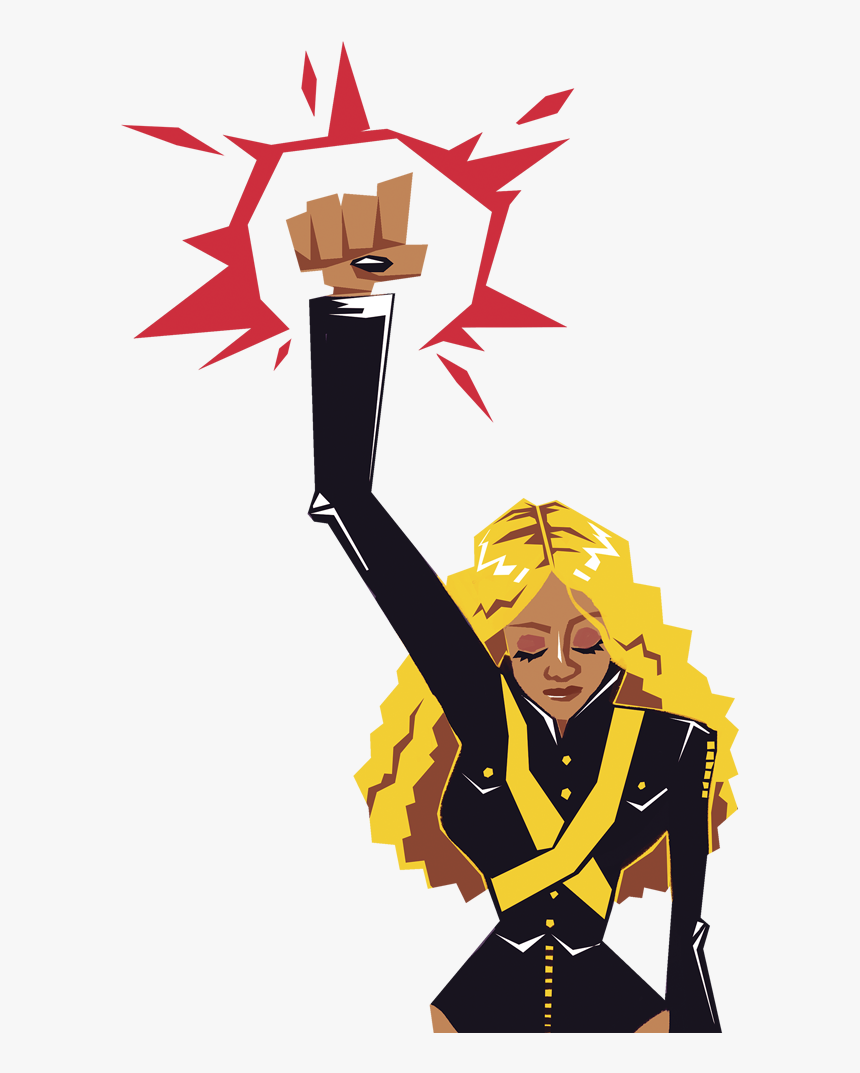 Pride Through Peaceful Resist - Beyonce Art Png, Transparent Png