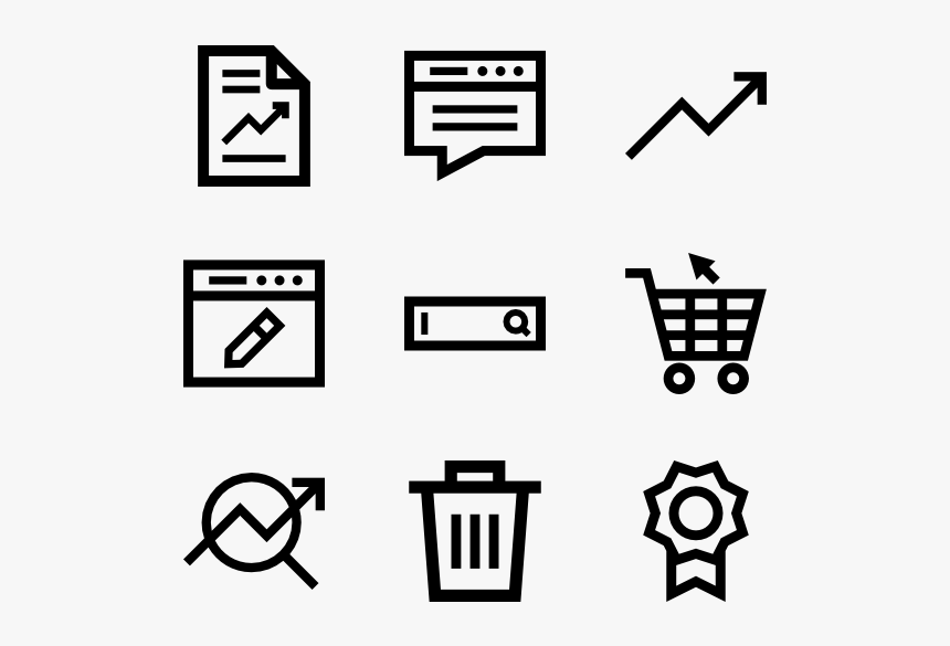 Minimal Seo - Web Design Line Icon, HD Png Download