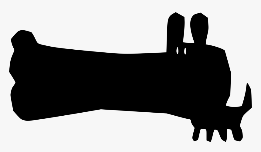 Transparent Dog Head Silhouette Png - Silhouette, Png Download
