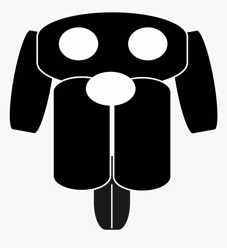 Dog Face Clipart Black And White, HD Png Download