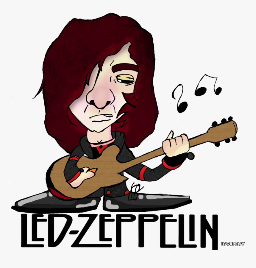 Guitar Clipart Bitmap - Funny Led Zeppelin T Shirt, HD Png Download