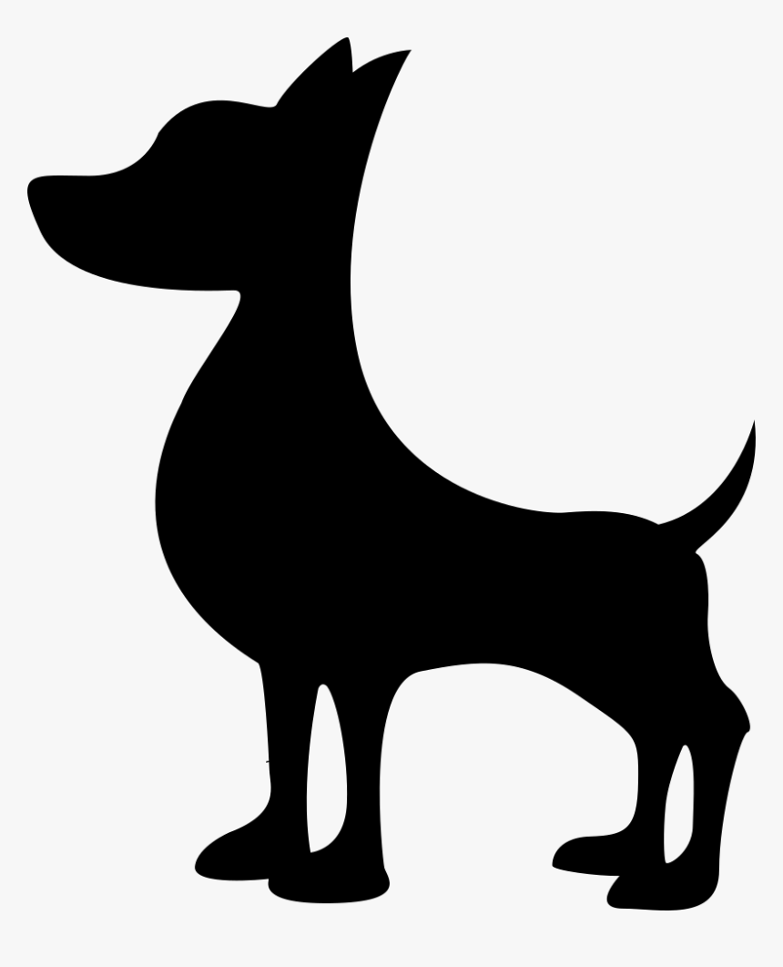 Black Dog Silhouette - Dog Free Png Silhouette, Transparent Png