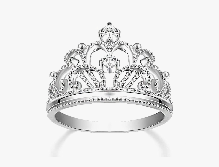 Silver Crown Png - Ring, Transparent Png