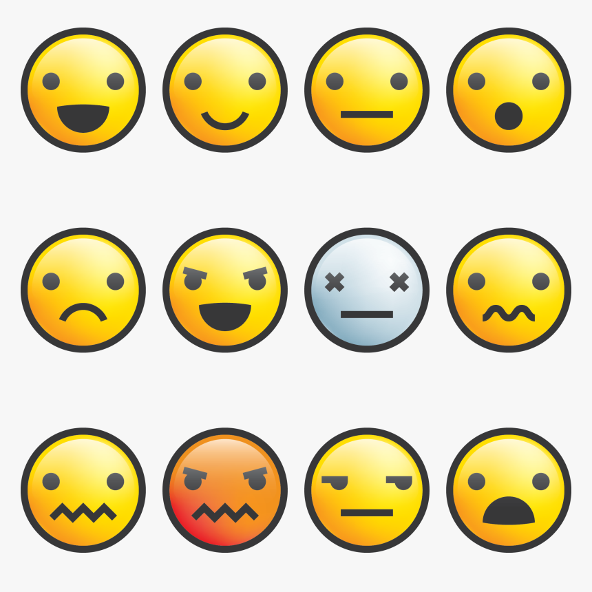 Transparent Surprised Face Emoji Png - Icon Smile Png Square, Png Download