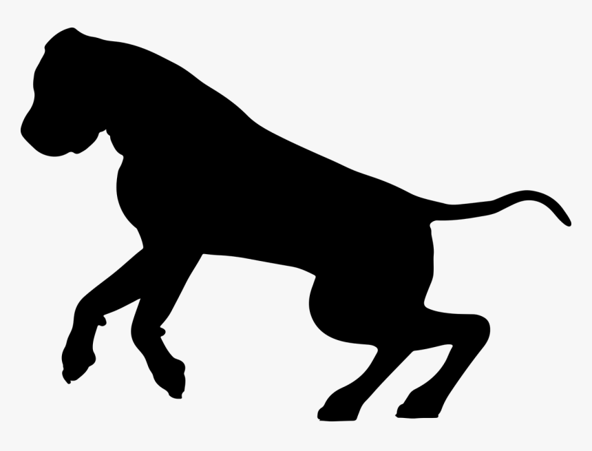 American Mastiff Mastiff Dog Free Picture - Mastiff Dog Silhouette, HD Png Download
