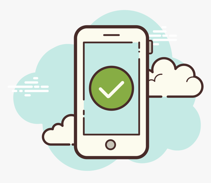 Transparent Smartphone Vector Png - Icon Instagram Cloud Png, Png Download