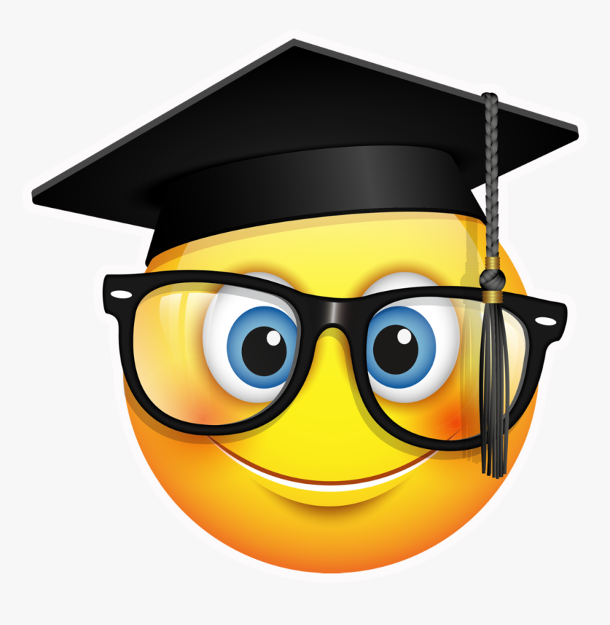Emoji Graduation, HD Png Download