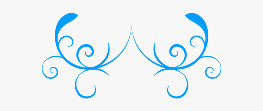 Clip Art Dise O Vintage Vector - Flower Vector Png Blue, Transparent Png