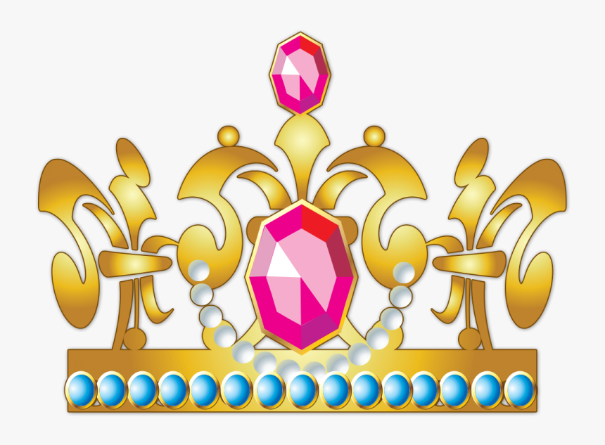 Transparent Diamond Clipart Vector - Logo Transparent Background Crown, HD Png Download