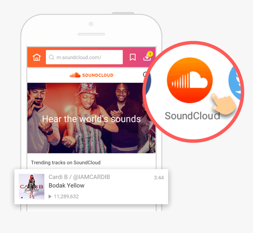 Soundcloud People, HD Png Download