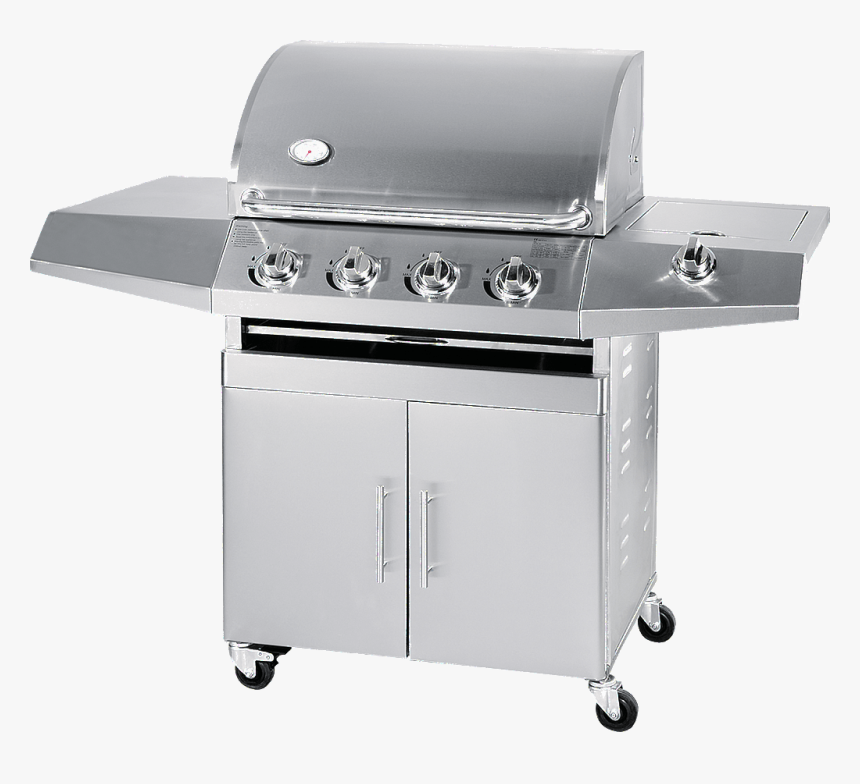 Grill Bbq Silver - Stainless Steel Grill Png, Transparent Png