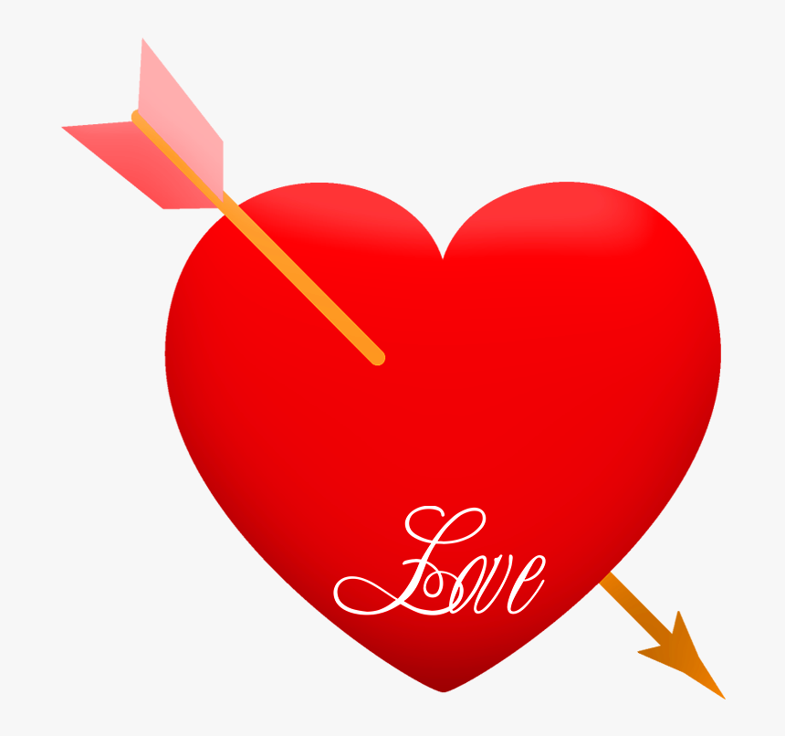 Valentine Heart Clipart - Valentines Heart Transparent Background, HD Png Download