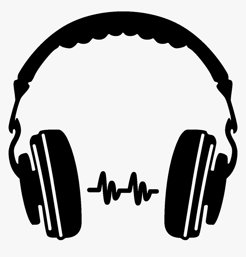 Download Headphone Silhouette Clip Art Png - Transparent Background Headphone Clipart, Png Download