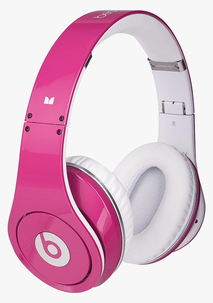 Pink Beat Headphones - Pink Headphones Png, Transparent Png