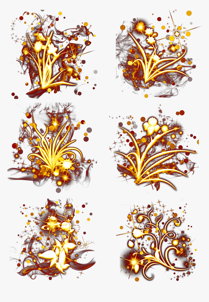 Transparent Stars Png - Flower Stars Transparent Png, Png Download