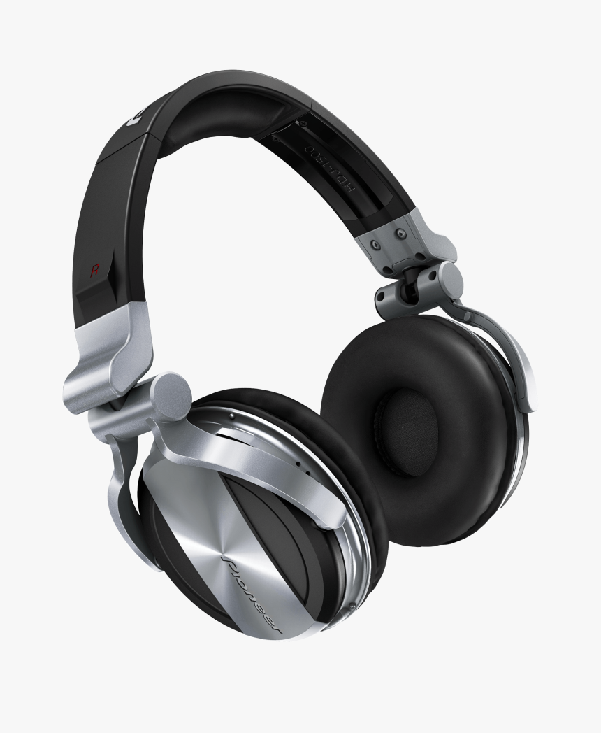 Pioneer Silver Headphones - Pioneer Hdj 1500, HD Png Download