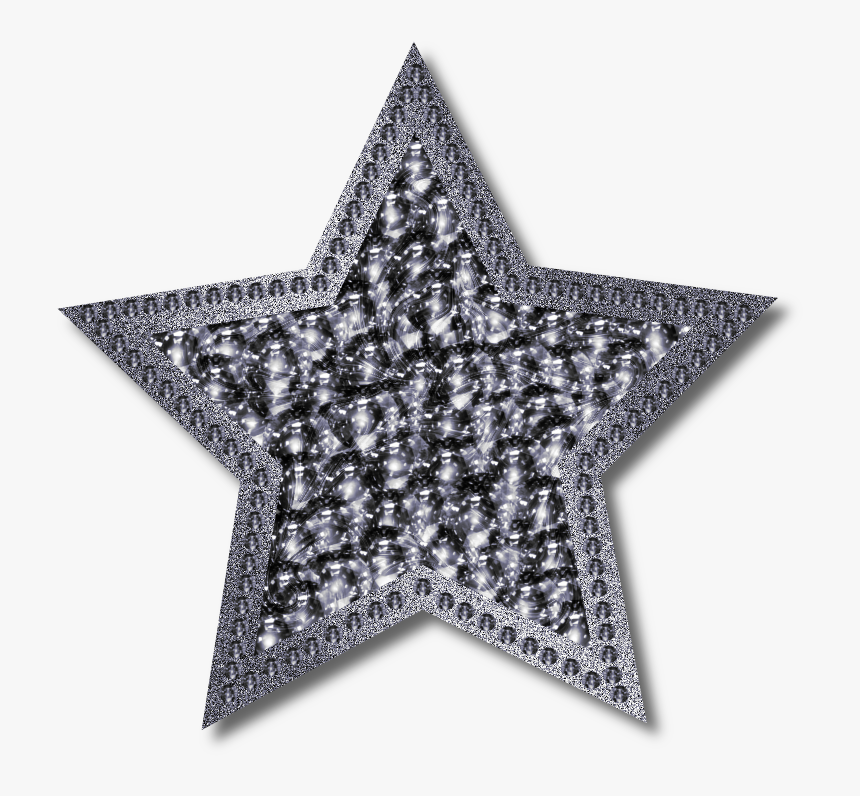 Download Silver Png Hd - Transparent Silver Star Png, Png Download