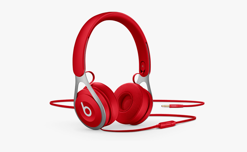Red Headphone Png Image Background - Beats By Dre Ep Red, Transparent Png
