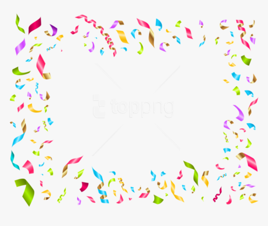 Confetti - Party Background Confetti Png, Transparent Png