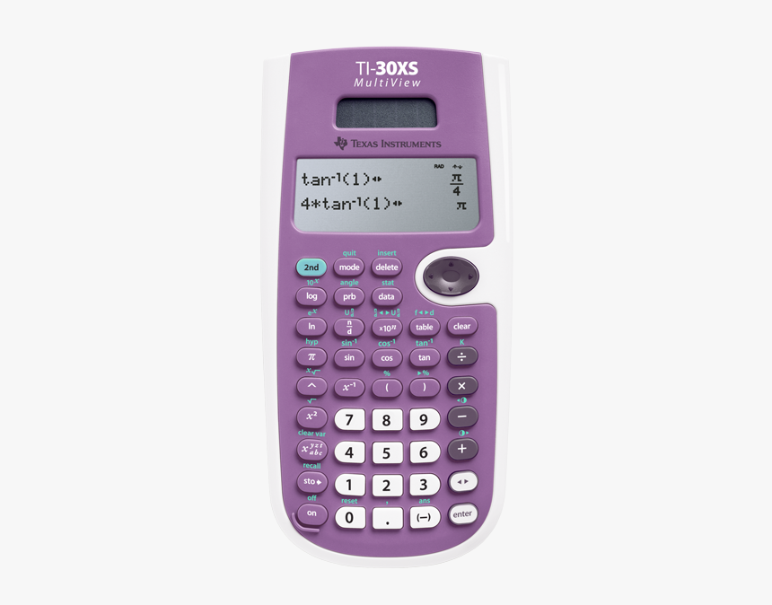 Transparent Scientific Calculator Png - Texas Instruments 30xs, Png Download