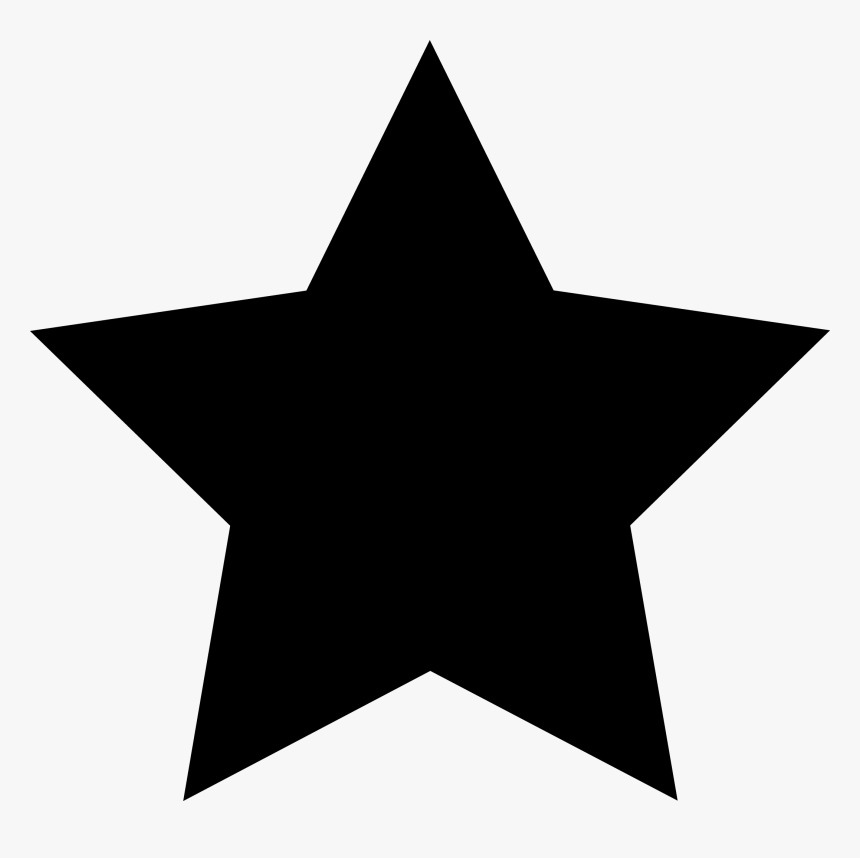 Black Stars Png - Transparent Background Star Png, Png Download