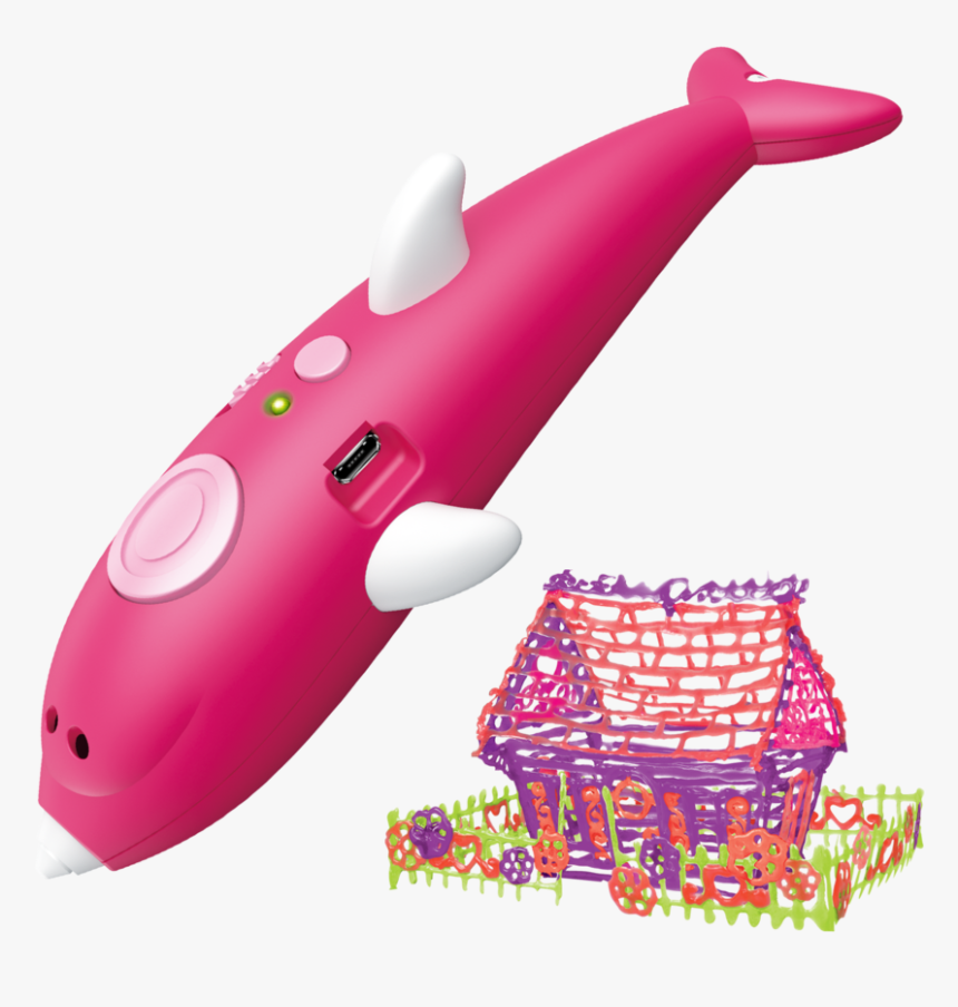 Myfirst 3dpen Dolphin - Dolphin 3d Pen, HD Png Download