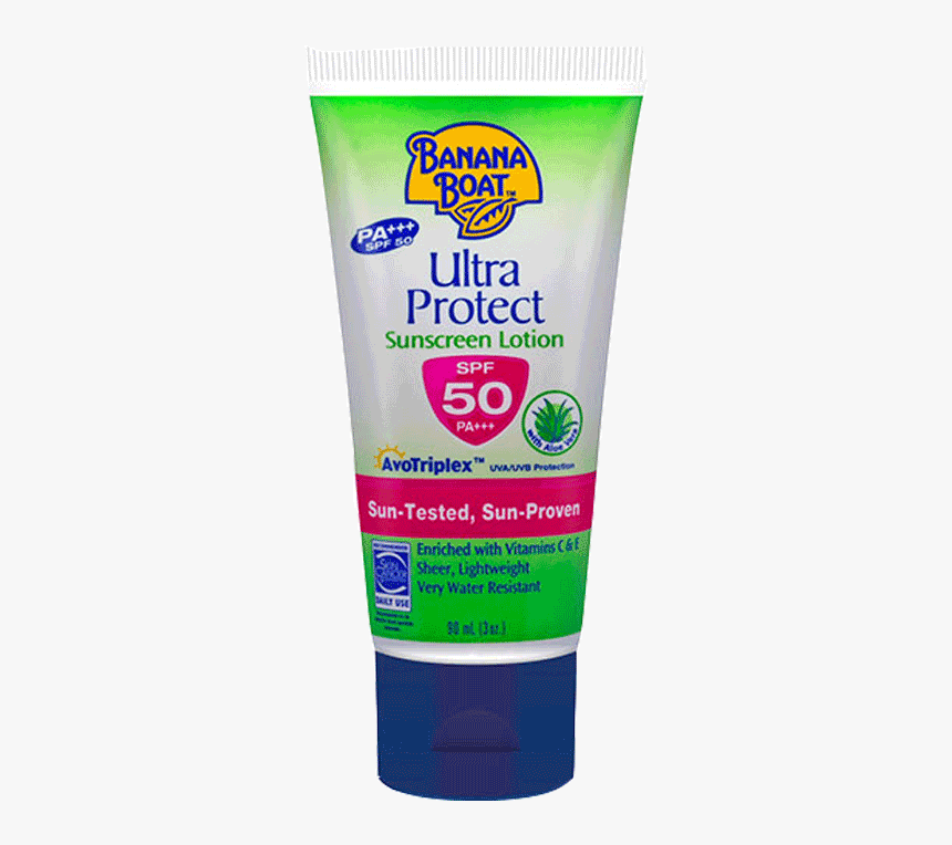 Banana Boat Ultra Protect Sunscreen Lotion Spf50 Pa, HD Png Download
