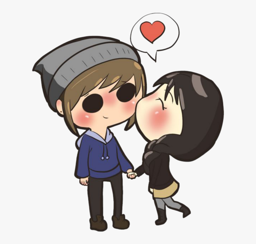 Download Chibi Png Photos For Designing Projects - Cartoon Couple Png Hd, Transparent Png