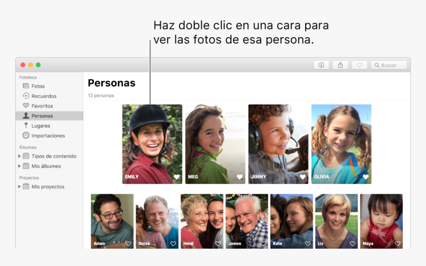 Apple Photos People Album, HD Png Download