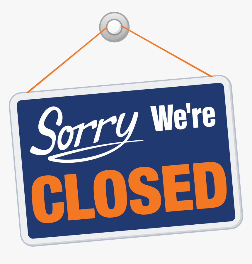 Were Closed Transparent, HD Png Download