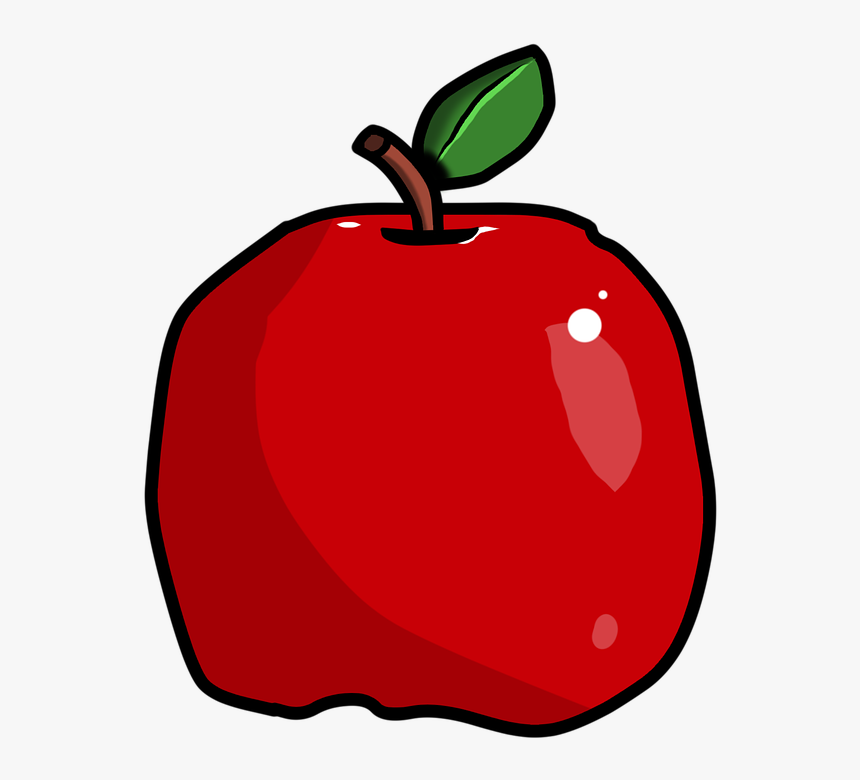 Apple, Fruit, Drawing, Ripe, Red, Healthy, Vitamins - Mcintosh, HD Png Download